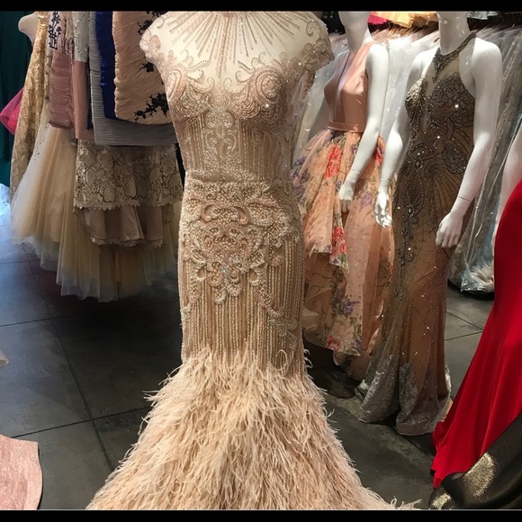 Dresses Ostrich Feather Dress Poshmark